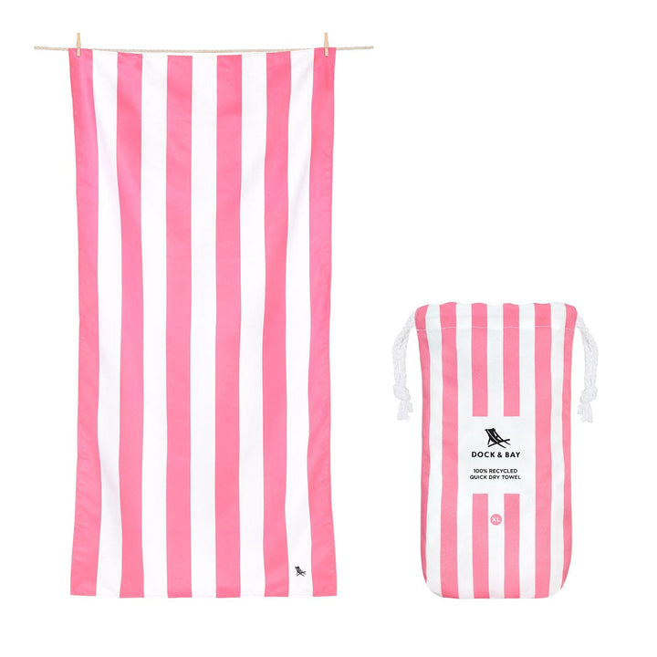 Dock & Bay Quick Dry Towel - Phi Phi Pink Extra Large