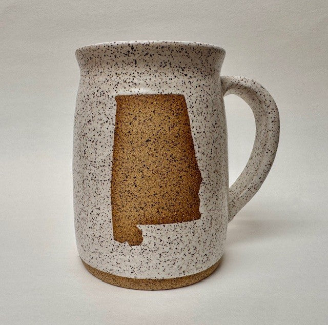 Stardust & Clay Artisan State Mug - Alabama White