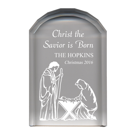 PGD Crystal Plaque w/Personalization