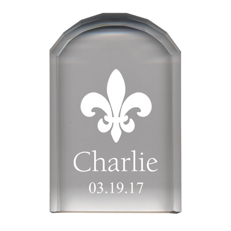 PGD Crystal Plaque w/Personalization