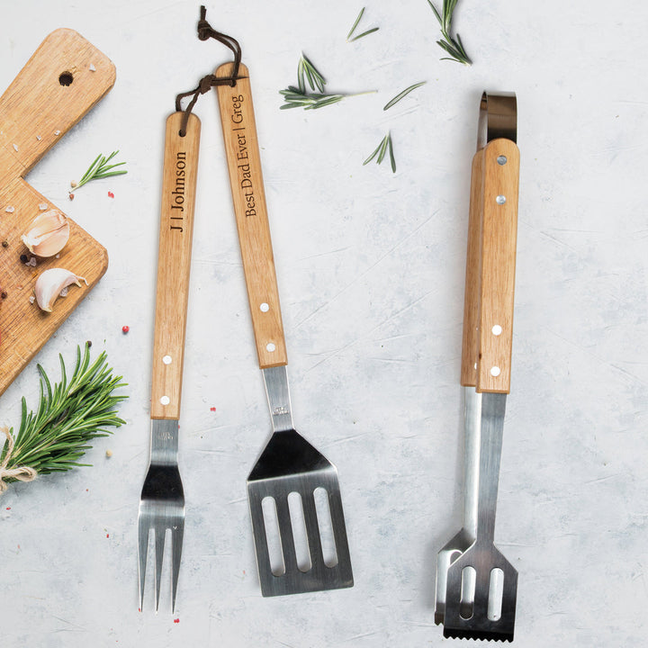 PGD BBQ Tool Set 3 piece w/Personalization
