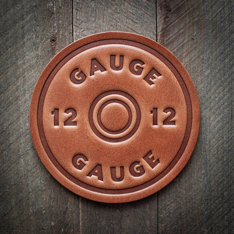 Sugarhouse 12 Gauge Leather Coaster