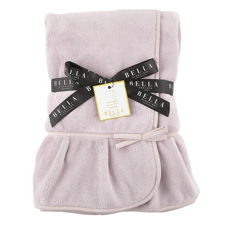 Bella Sleep + Spa Plush Spa Wrap - Lilac Ash