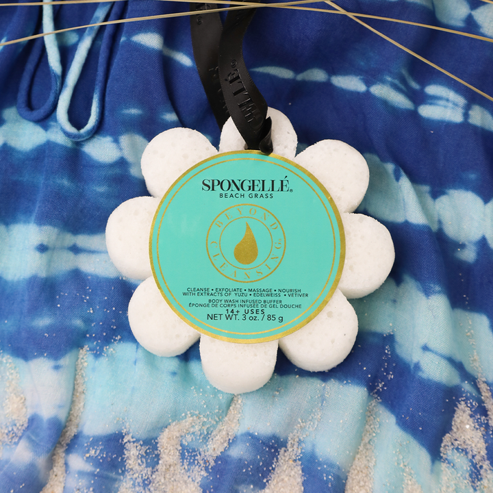Spongellé® Beach Grass | Wild Flower Soap Sponge - 14+ WASHES