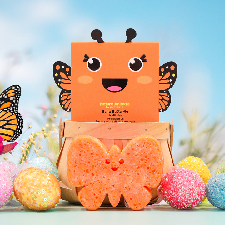 Spongellé® Nature Animal Bath Sponge - Bella Butterfly