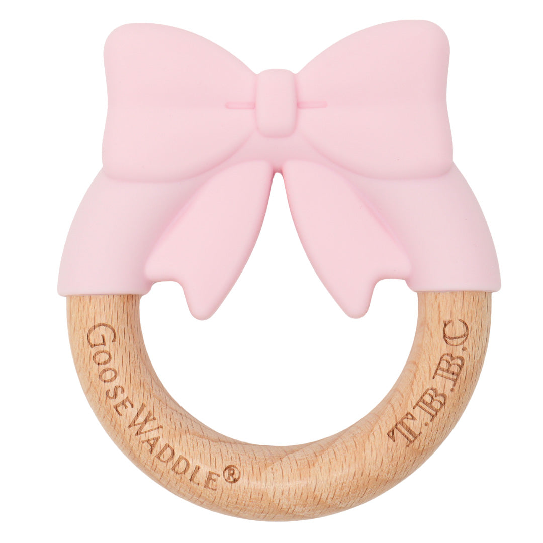 GooseWaddle The Beaufort Bonnet Company Teether - Pink Bow