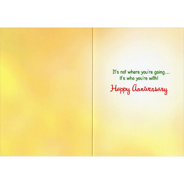 Avanti Press Boy & Girl in Toy Car Anniversary Card