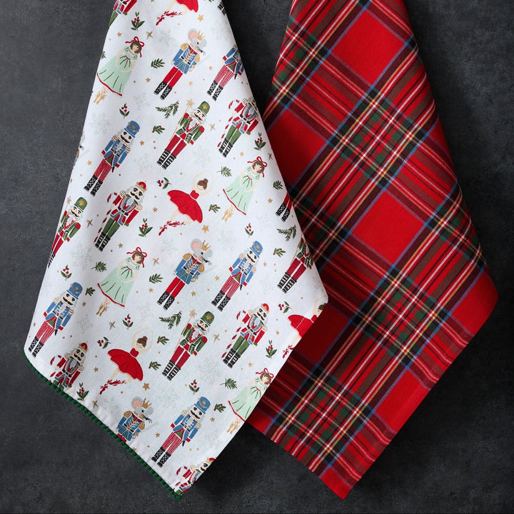 DII Dish Towel - Christmas Dance Dishtowel Set of 2