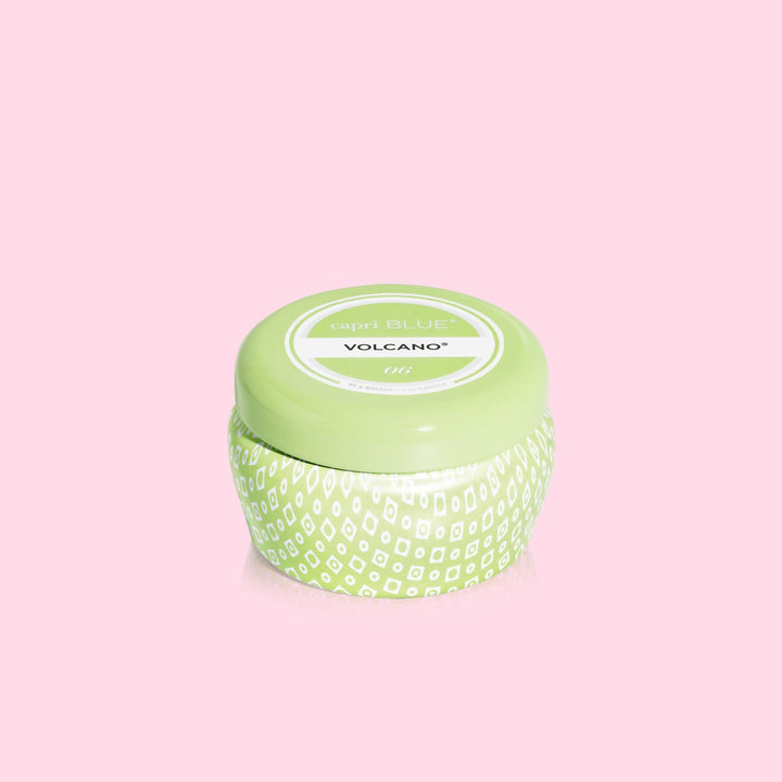 Capri Blue® Iced Matcha Printed Mini Tin Candle, 3 oz - Volcano