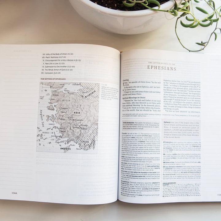 ESV Journaling Study Bible - Church Floral Design - Cloth over Board