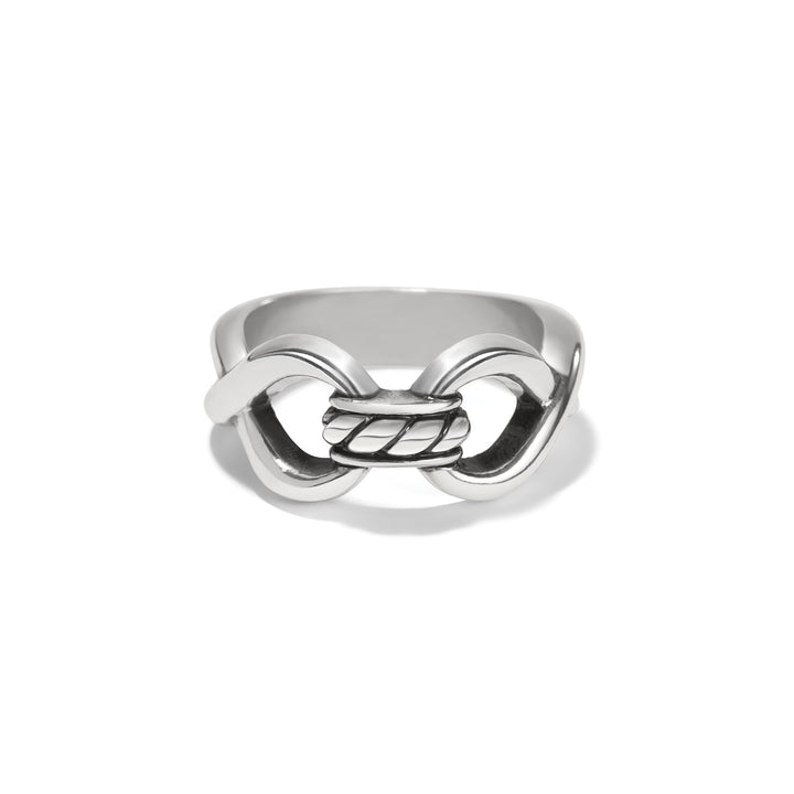 Brighton Interlok Infinity Ring - Size 7