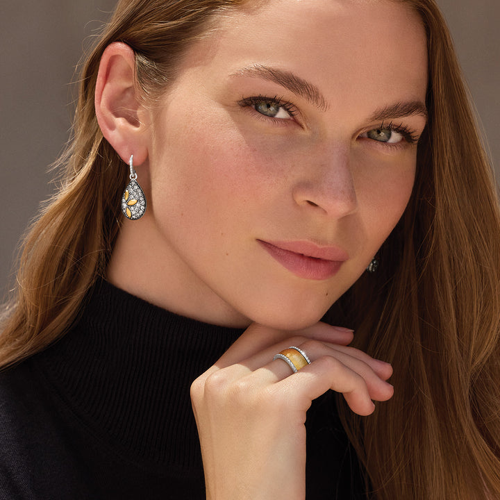 Brighton Garden Of Love French Wire Earrings