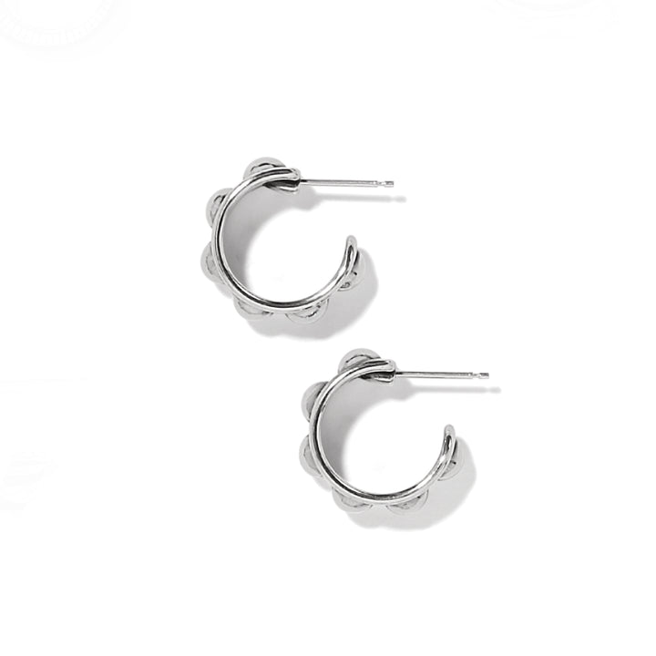 Brighton Pretty Tough Stud Post Hoop Earrings