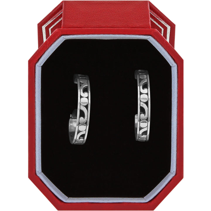 Brighton Contempo Small Hoop Earrings Gift Box - Silver