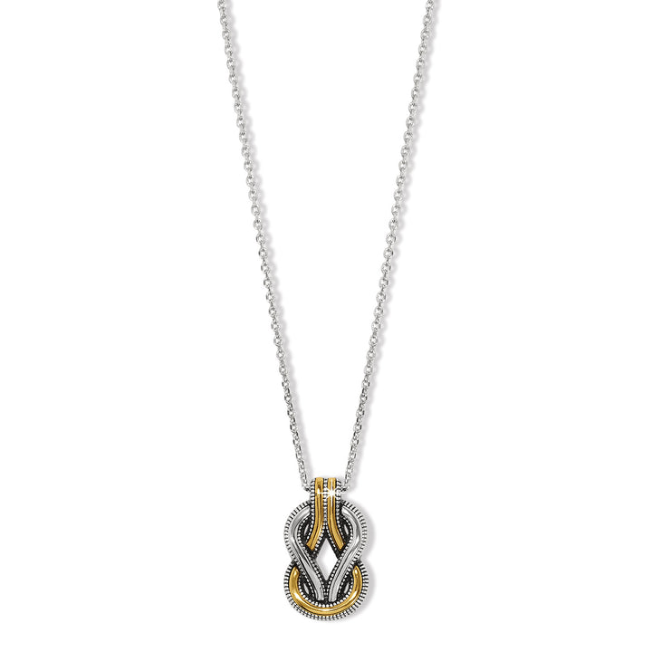 Brighton Interlok Harmony Two Tone Necklace Gift Box