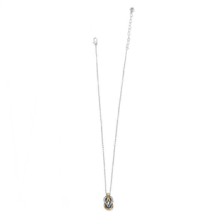 Brighton Interlok Harmony Two Tone Necklace Gift Box