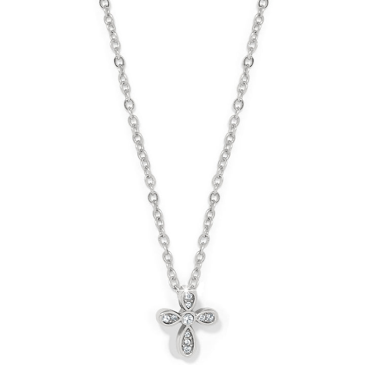 Brighton Enchanting Cross Necklace Gift Box - Silver