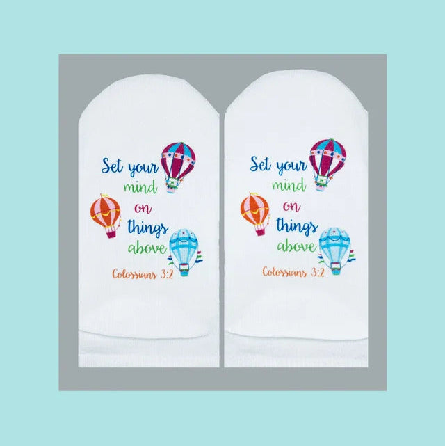 Standing On The Word Socks - Things Above Colossians 3:2