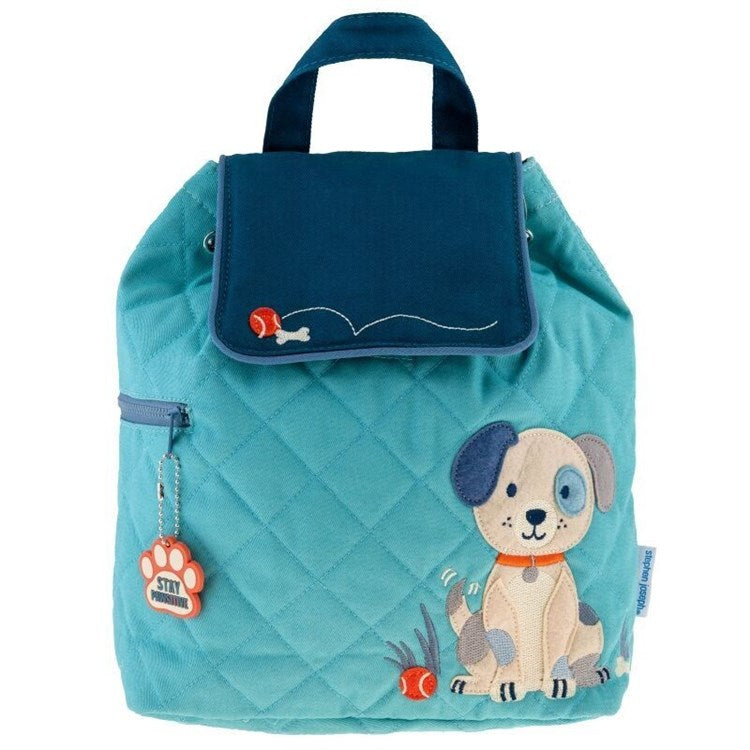 Stephen Joseph Quilted Backpack - Puppy
