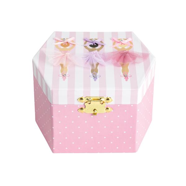 Mud Pie Three Ballerinas Jewelry Box