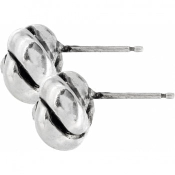Brighton Love Me Knot Mini Post Earrings Silver