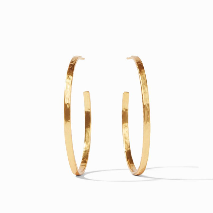 Julie Vos Crescent Hoop Earrings - Gold/Extra-Large