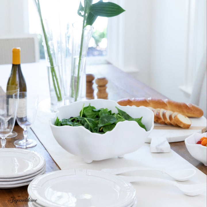 Beatriz Ball VIDA Nube Large Salad Servers - White