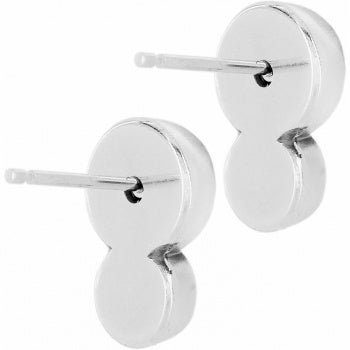 Brighton Infinity Pearl Post Earrings