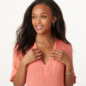 Brighton Twinkle Double Drop Necklace