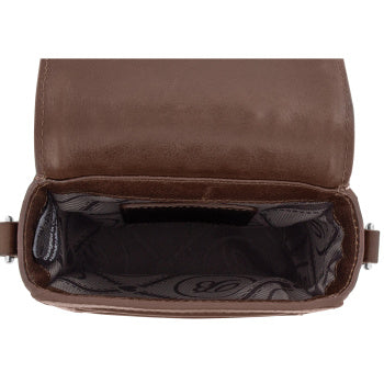 Brighton Ilia Mini Flap Crossbody Bag - Whisky