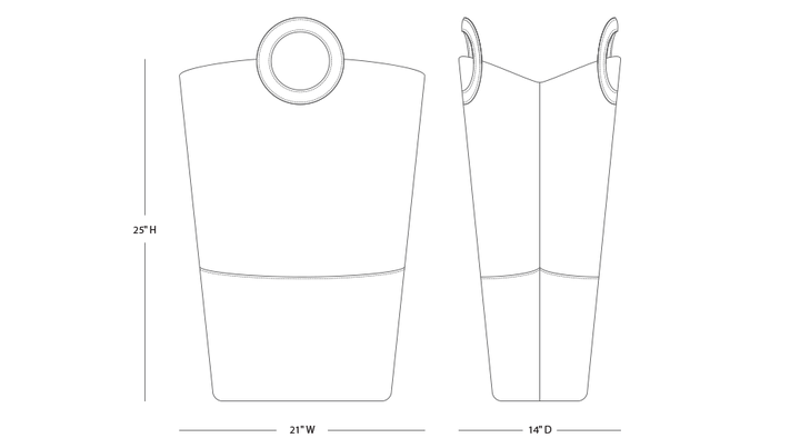 CB Station Laundry Hamper - Black