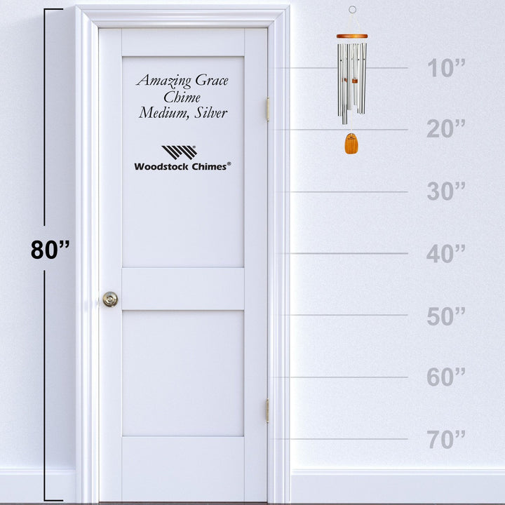 Woodstock Amazing Grace® Chime - Medium, Silver