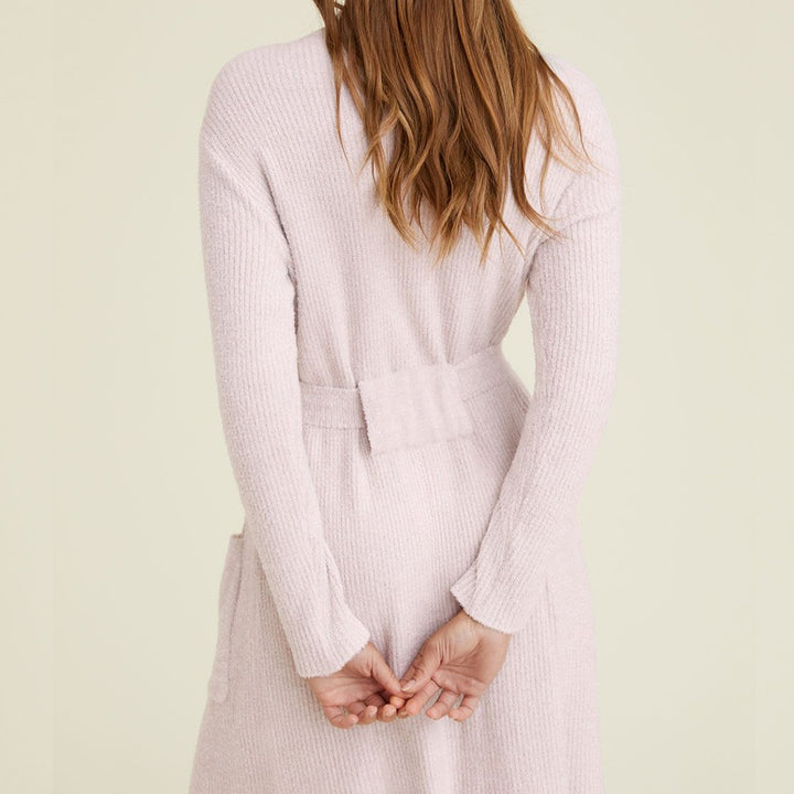 CozyChic Lite® Ribbed Robe - Heathered Faded Rose/Pearl
