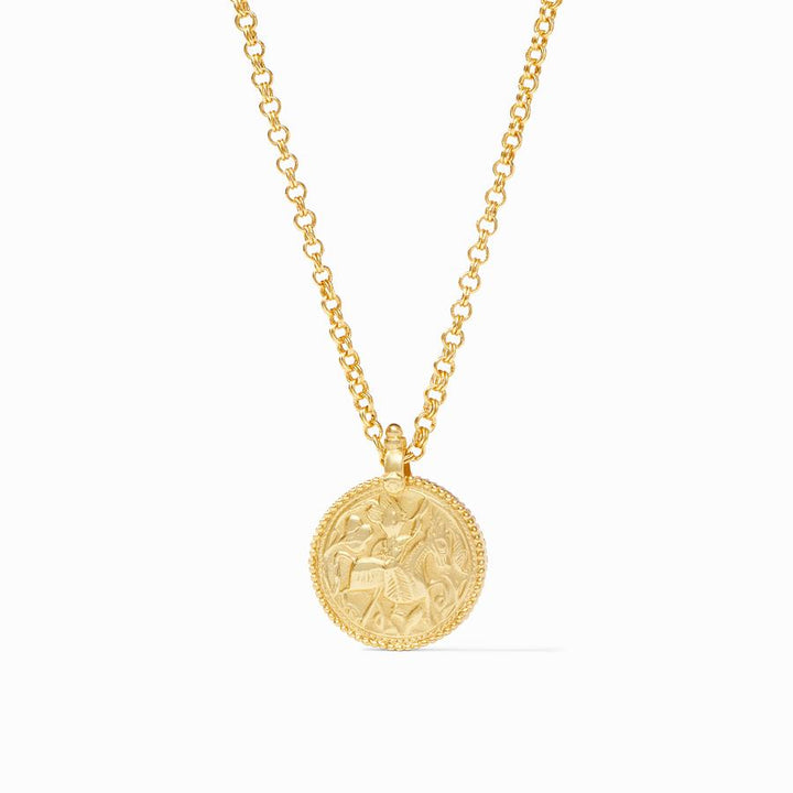 Julie Vos Coin Pendant - Gold