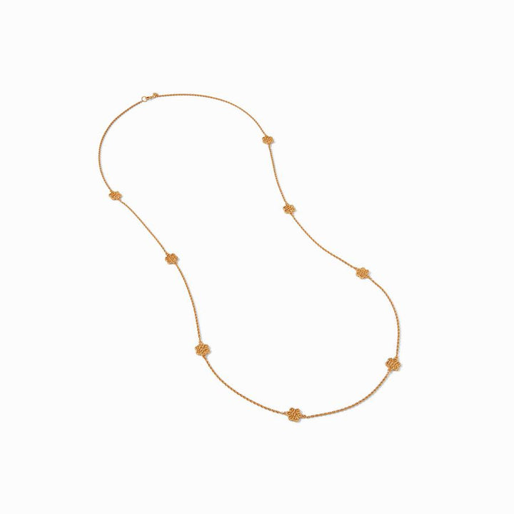 Julie Vos Colette Delicate Station Necklace - Gold