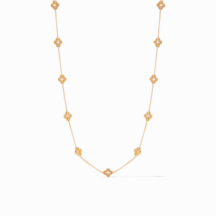 Julie Vos Florentine Demi Delicate Station Necklace - Gold/OS