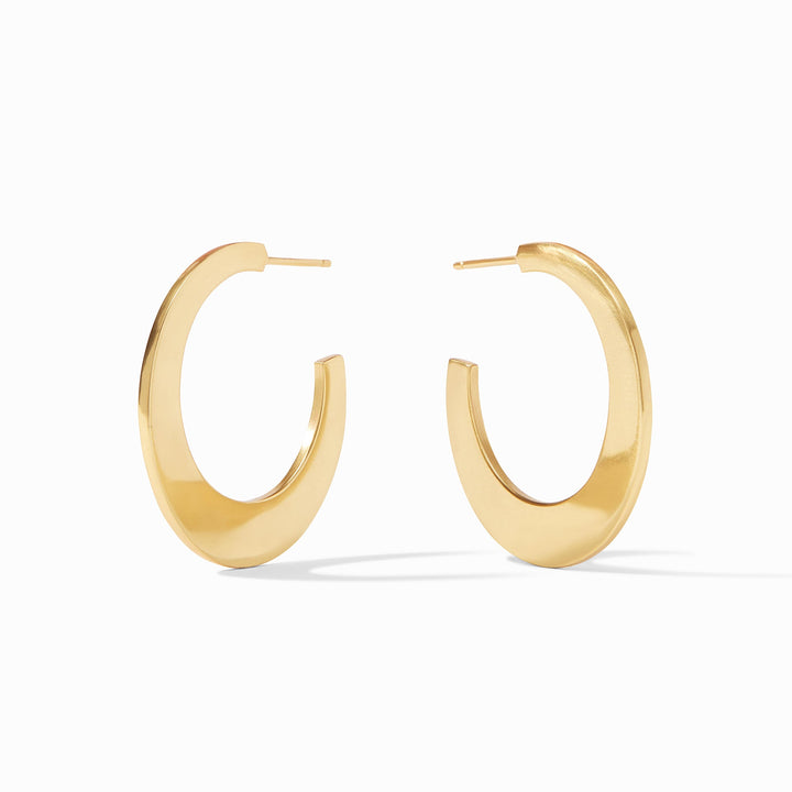 Julie Vos Luna Hoop Earrings -  Gold/Small