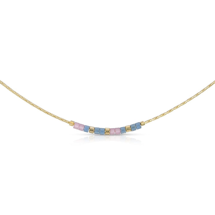 Dot & Dash Morse Code Necklace - Gigi