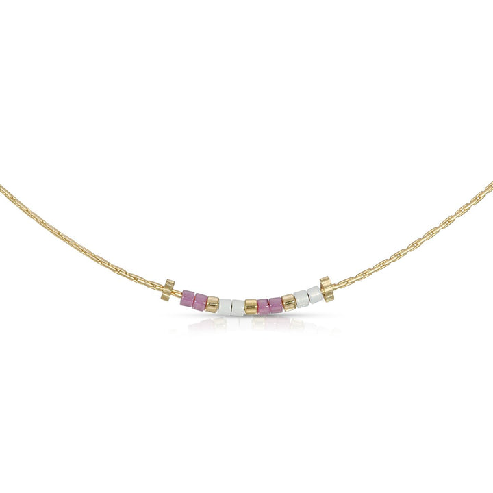 Dot & Dash Morse Code Necklace - Mimi