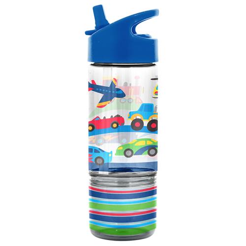 Stephen Joseph Sip & Snack Bottle - Transportation