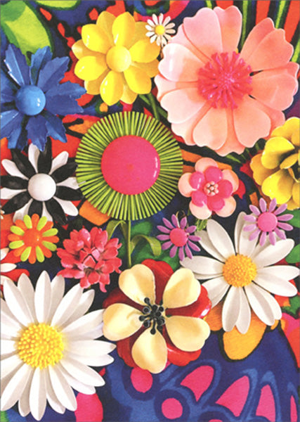 Avanti Press Colorful Flower Pins Blank Card – Daisy Lane Gifts LLC