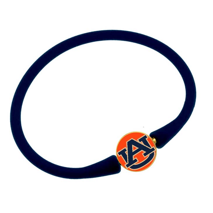 Canvas Bali Silicone Bracelet - Auburn
