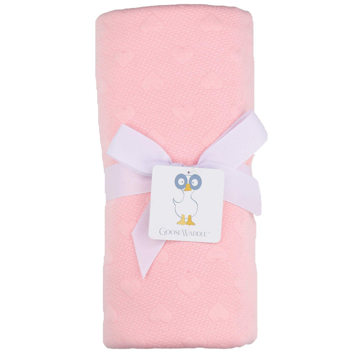 GooseWaddle Knit Blanket - Pink