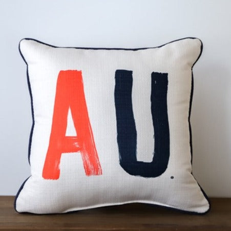 Little Birdie Pillow - AU w/Navy Piping