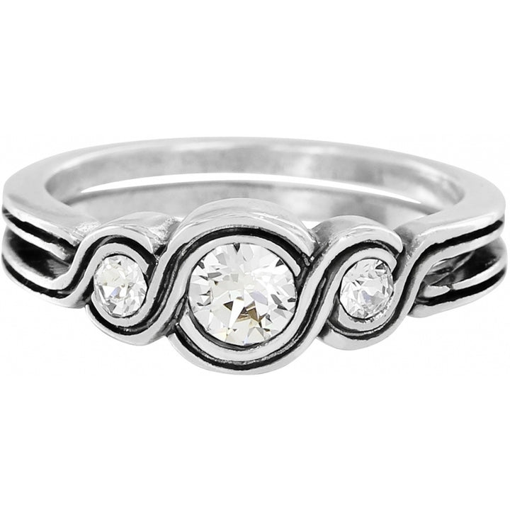 Brighton Infinity Sparkle Ring - Size 6