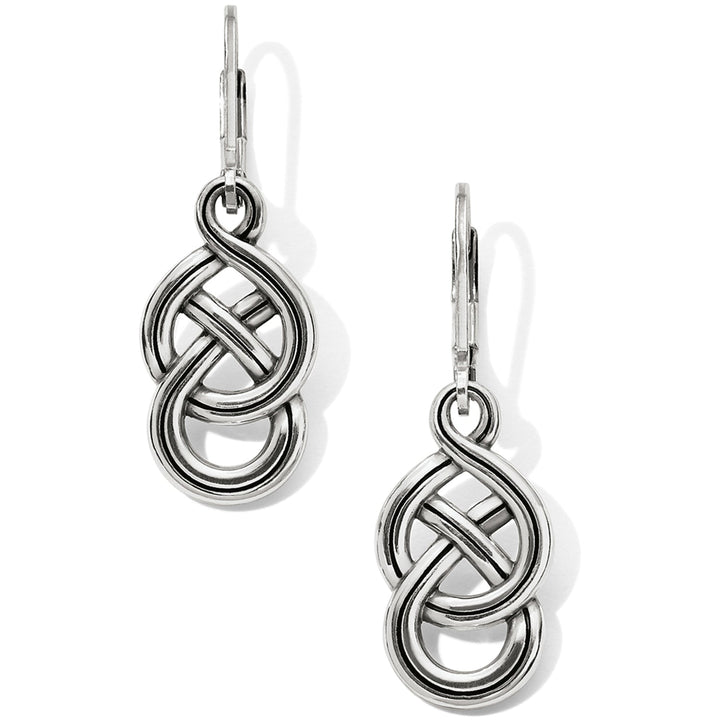 Brighton Interlok Braid Petite Leverback Earrings Gift Box