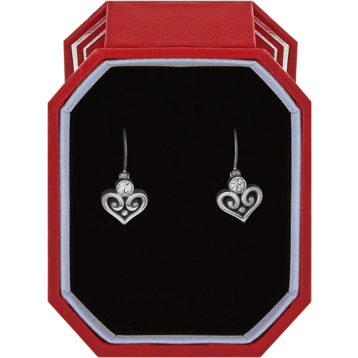 Brighton Alcazar Heart Leverback Earrings Gift Box
