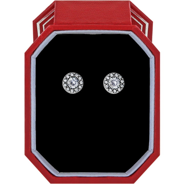 Brighton Illumina Solitaire Post Earrings Gift Box - Silver