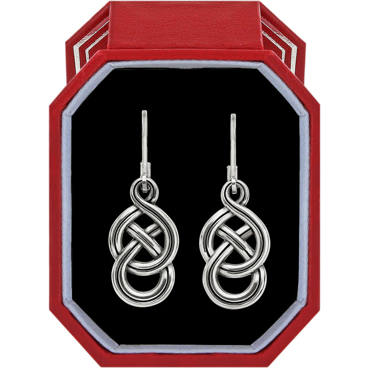 Brighton Interlok Braid Petite Leverback Earrings Gift Box