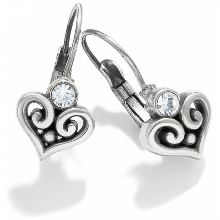 Brighton Alcazar Heart Leverback Earrings Gift Box